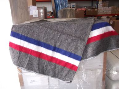 Geweven verhuisdeken 150x200cm rood-wit-blauw