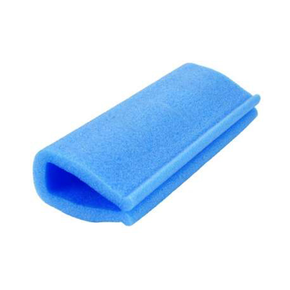 U profiel blauw - 72  x 15 mm - opening 45 mm - 2 meter lang